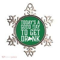 Today's A Good Day To Get Drunk St Pattys Day Ornament thumb 0