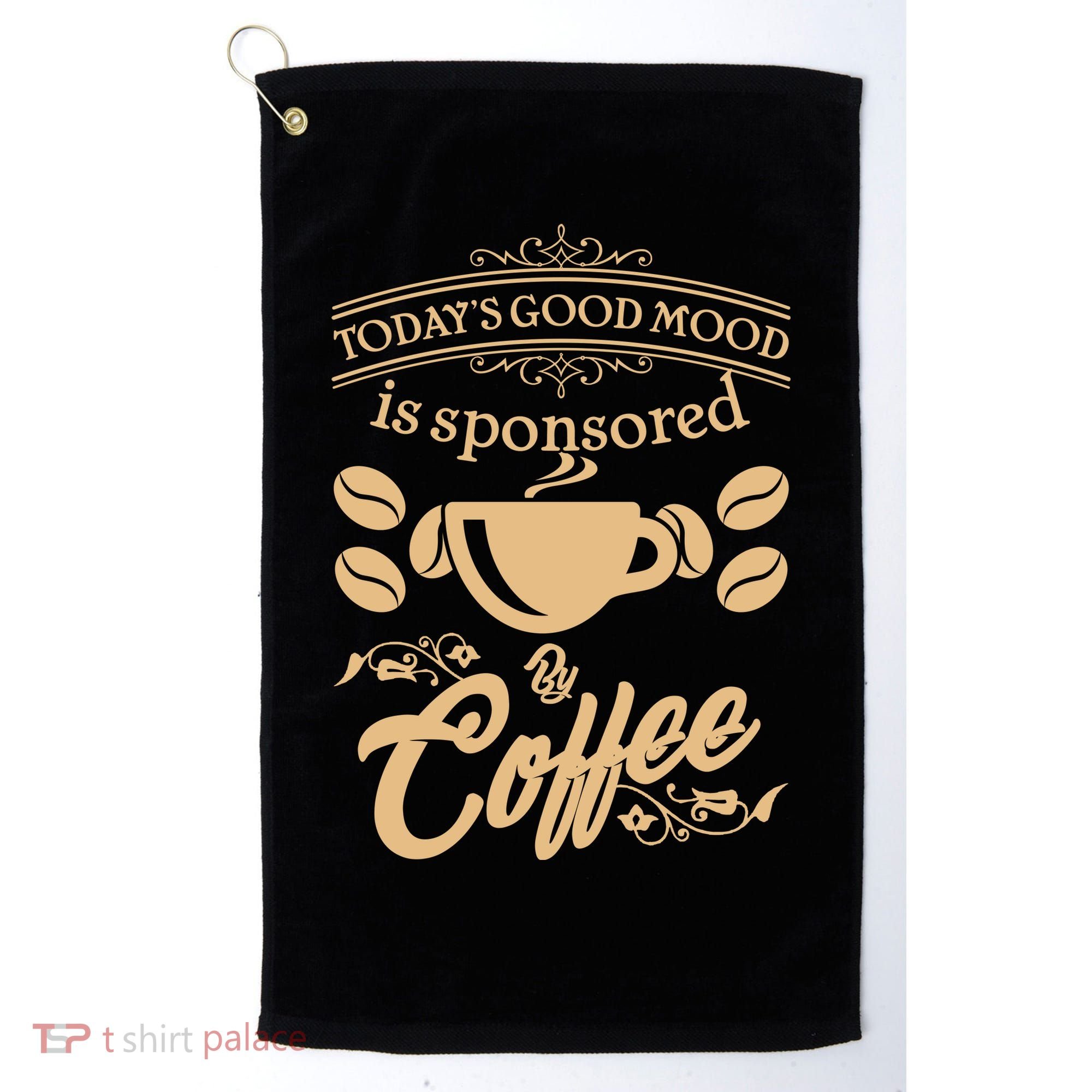 Today's Good Mood is Sponsored By Coffee Golf Towel