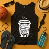 Today's Good Mood Is Sponsored By Coffee Lover Tank Top thumb 4