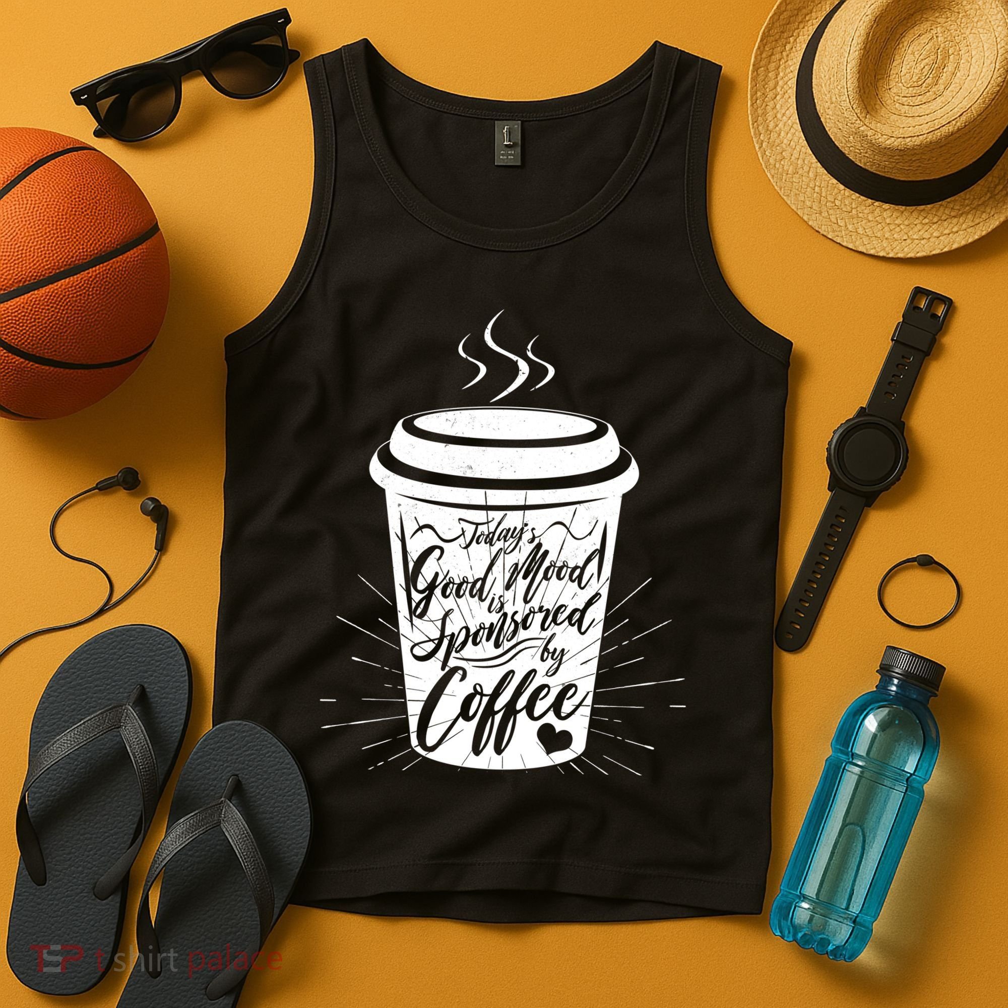 Today's Good Mood Is Sponsored By Coffee Lover Tank Top