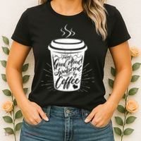 Today's Good Mood Is Sponsored By Coffee Lover Women's T-Shirt thumb 2