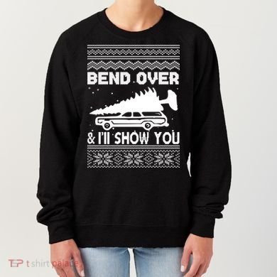 Todd Margo Couples Ugly Christmas Vacation I'll Show You Women's Sweatshirt
