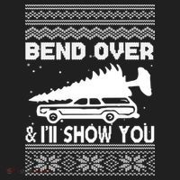 Todd Margo Couples Ugly Christmas Vacation I'll Show You Beanie thumb 2