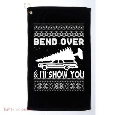 Todd Margo Couples Ugly Christmas Vacation I'll Show You Golf Towel