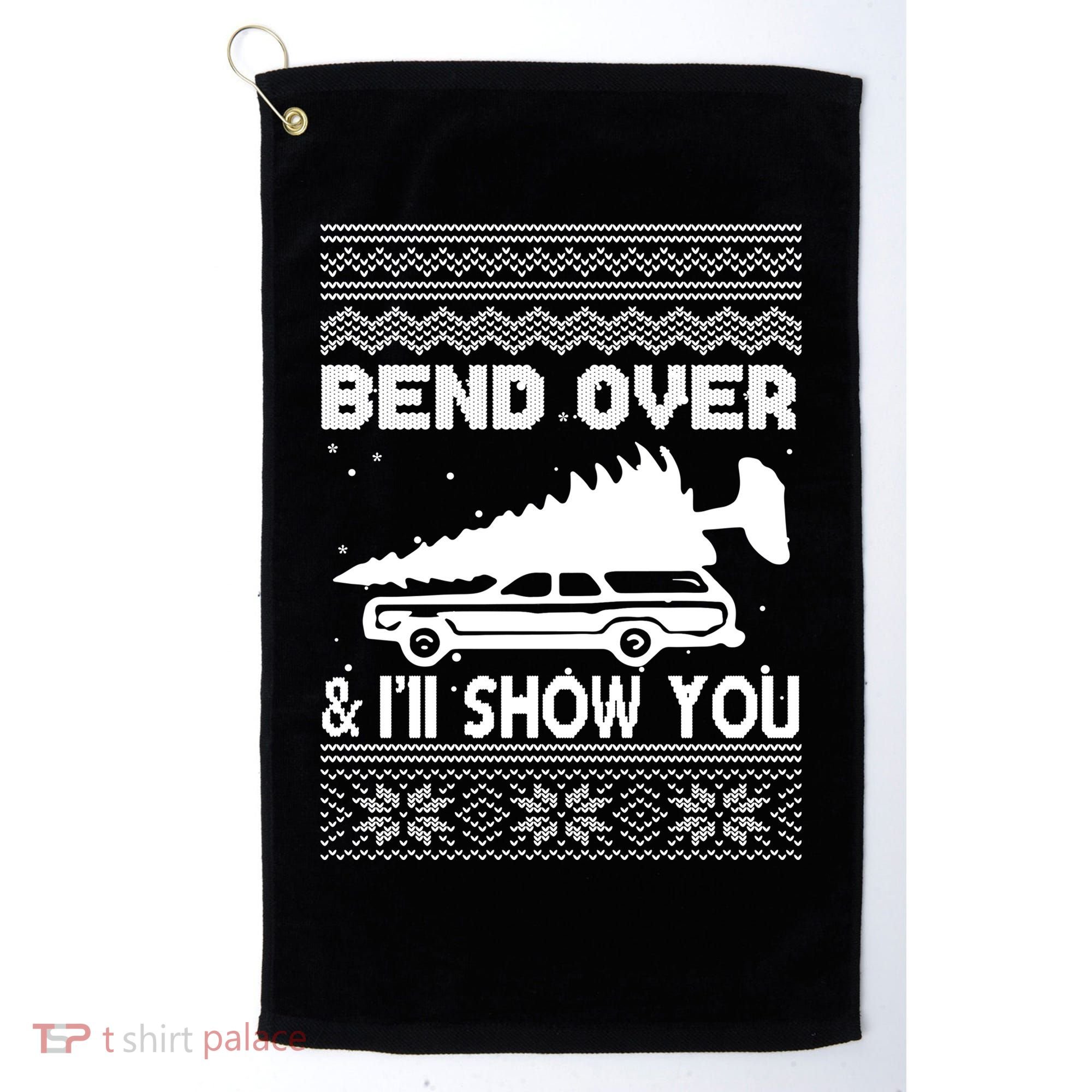 Todd Margo Couples Ugly Christmas Vacation I'll Show You Golf Towel