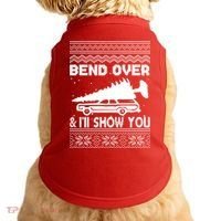 Todd Margo Couples Ugly Christmas Vacation I'll Show You Doggie Tank thumb 0