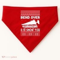 Todd Margo Couples Ugly Christmas Vacation I'll Show You USA-Made Doggie Bandana thumb 0