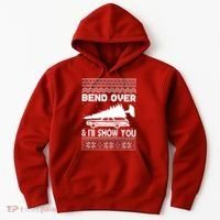Todd Margo Couples Ugly Christmas Vacation I'll Show You Hoodie thumb 0