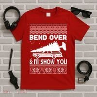 Todd Margo Couples Ugly Christmas Vacation I'll Show You T-Shirt thumb 5