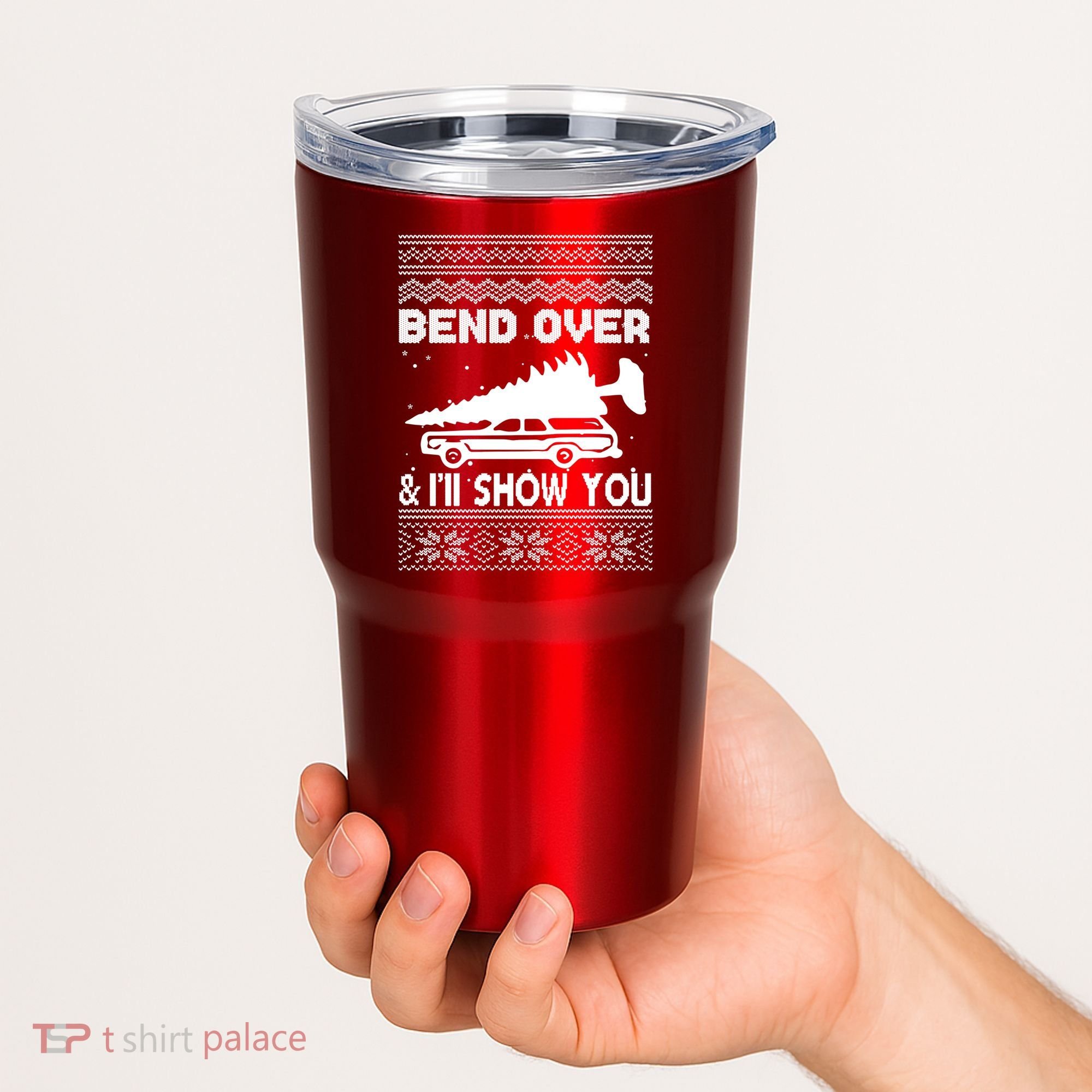 Todd Margo Couples Ugly Christmas Vacation I'll Show You Tumbler
