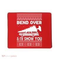 Todd Margo Couples Ugly Christmas Vacation I'll Show You Mousepad thumb 0