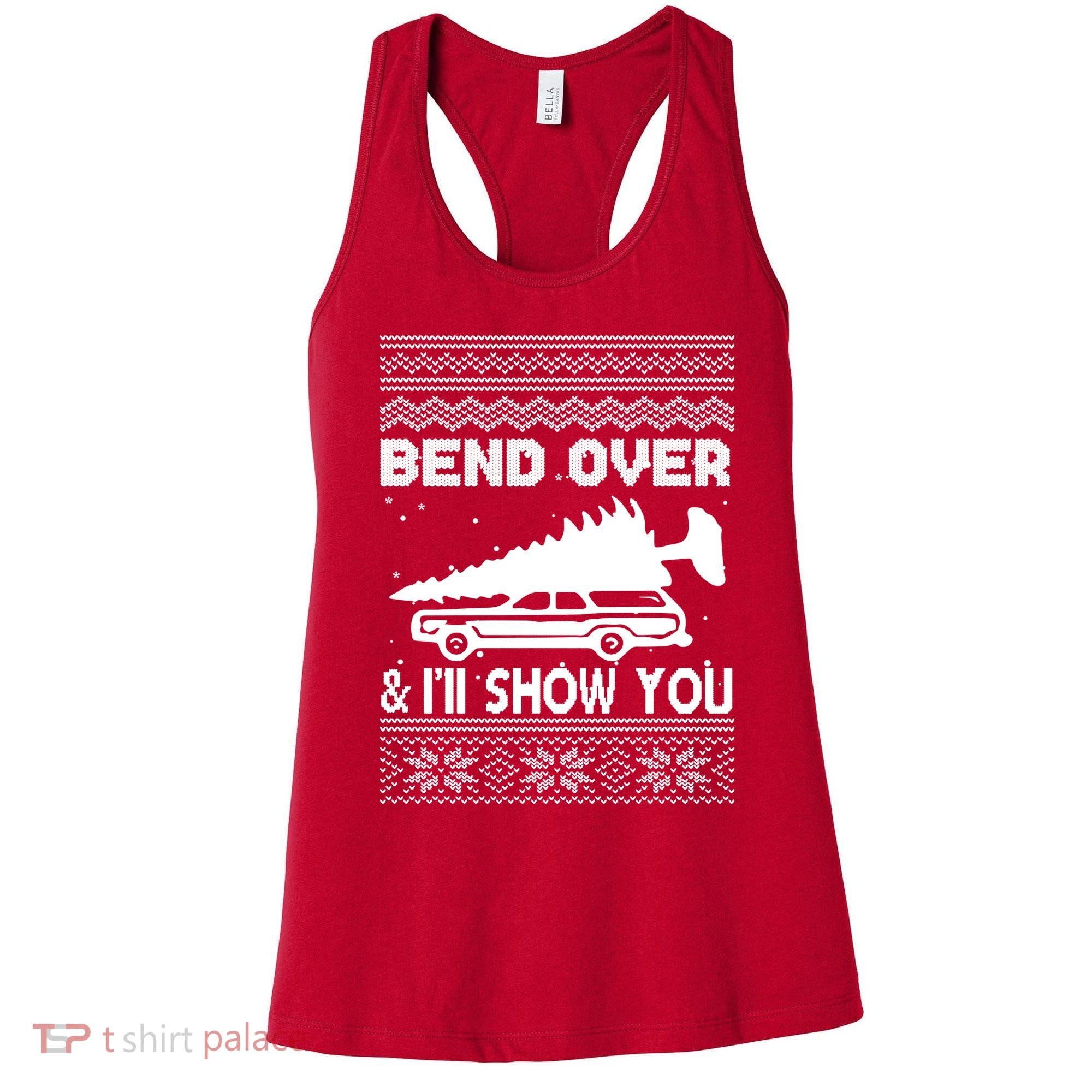 Todd Margo Couples Ugly Christmas Vacation I'll Show You Women's Tank Top