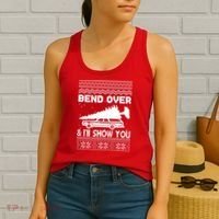 Todd Margo Couples Ugly Christmas Vacation I'll Show You Women's Tank Top thumb 2