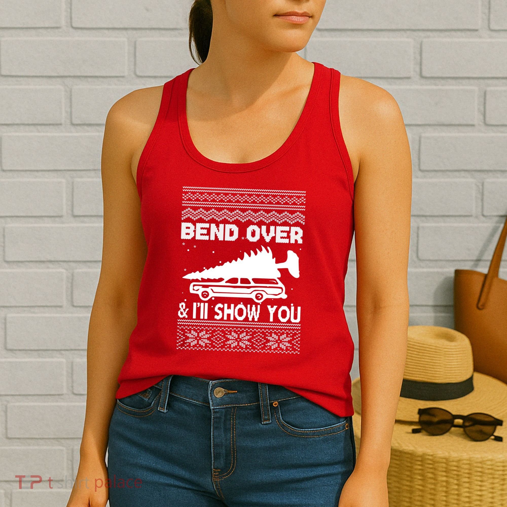Todd Margo Couples Ugly Christmas Vacation I'll Show You Women's Tank Top