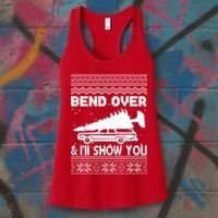 Todd Margo Couples Ugly Christmas Vacation I'll Show You Women's Tank Top thumb 3