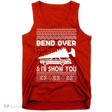 Todd Margo Couples Ugly Christmas Vacation I'll Show You Tank Top