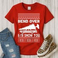 Todd Margo Couples Ugly Christmas Vacation I'll Show You Women's T-Shirt thumb 3