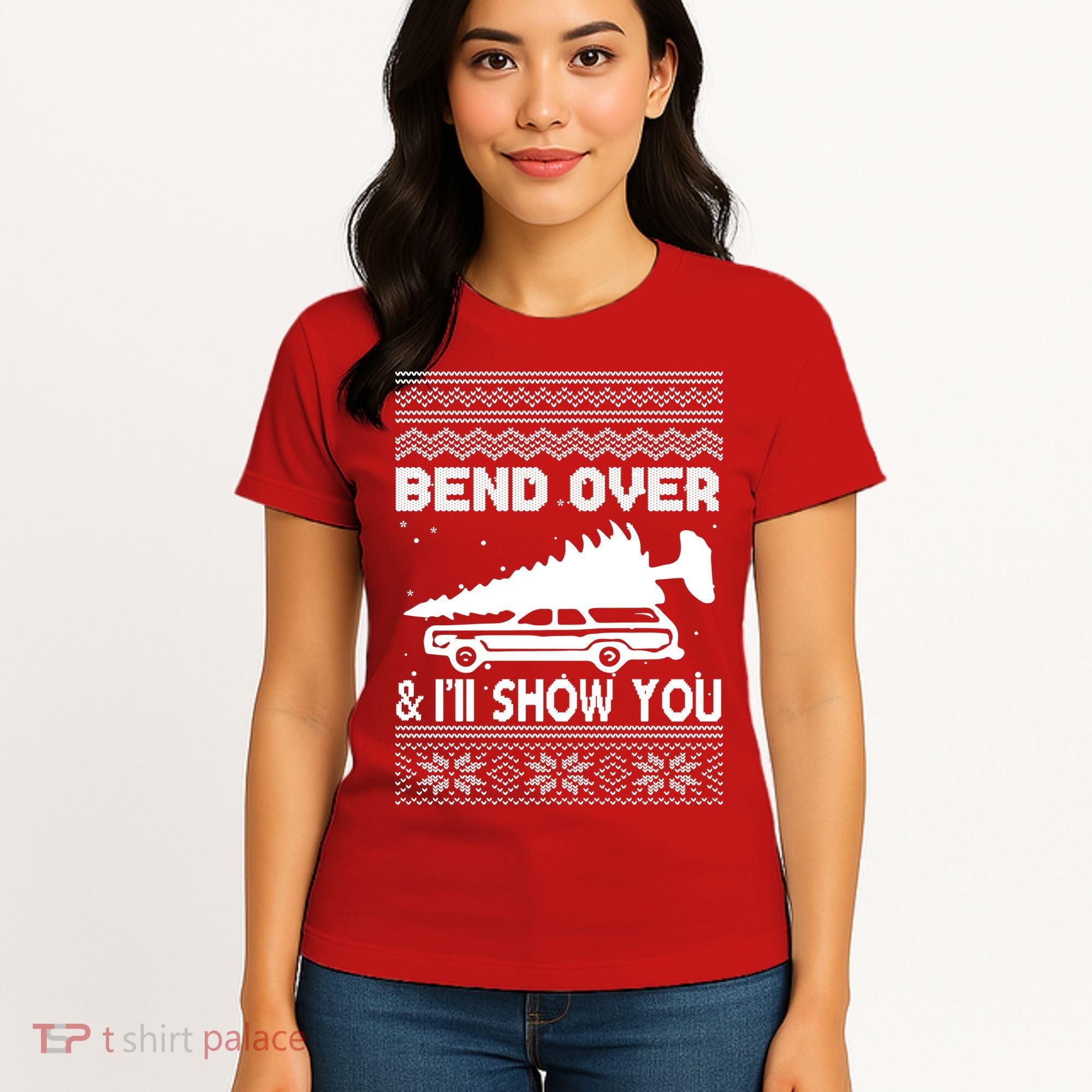 Todd Margo Couples Ugly Christmas Vacation I'll Show You Women's T-Shirt