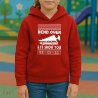 Todd Margo Couples Ugly Christmas Vacation I'll Show You Kids Hoodie thumb 3