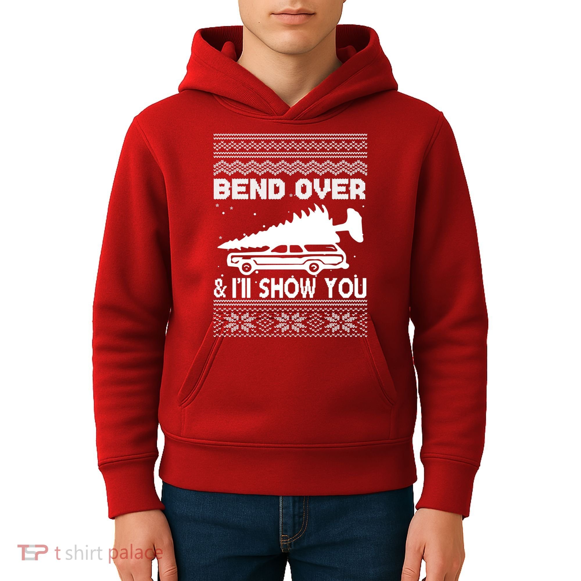 Todd Margo Couples Ugly Christmas Vacation I'll Show You Kids Hoodie