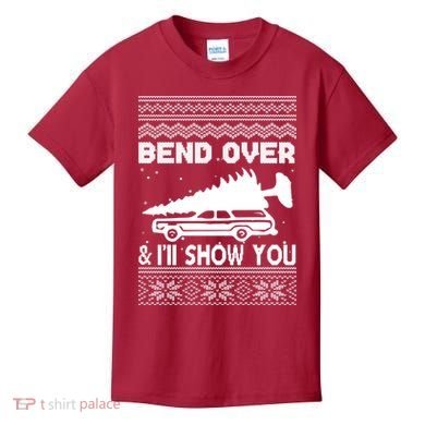 Todd Margo Couples Ugly Christmas Vacation I'll Show You Kids T-Shirt