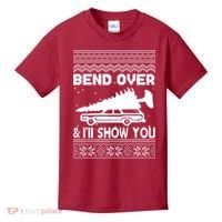 Todd Margo Couples Ugly Christmas Vacation I'll Show You Kids T-Shirt thumb 0