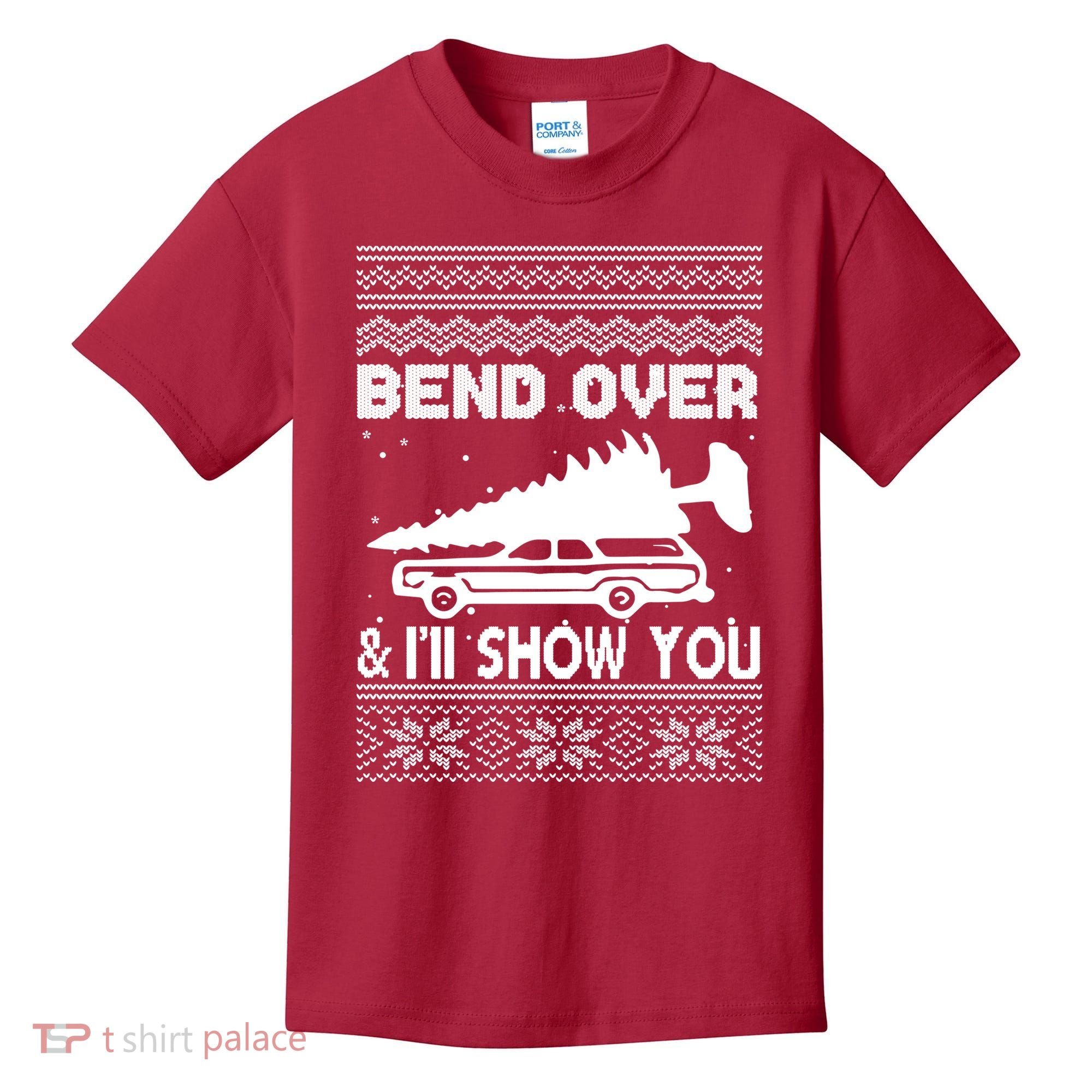 Todd Margo Couples Ugly Christmas Vacation I'll Show You Kids T-Shirt