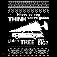 Todd Margo Couples Ugly Christmas Vacation Tree Doggie Tank thumb 4
