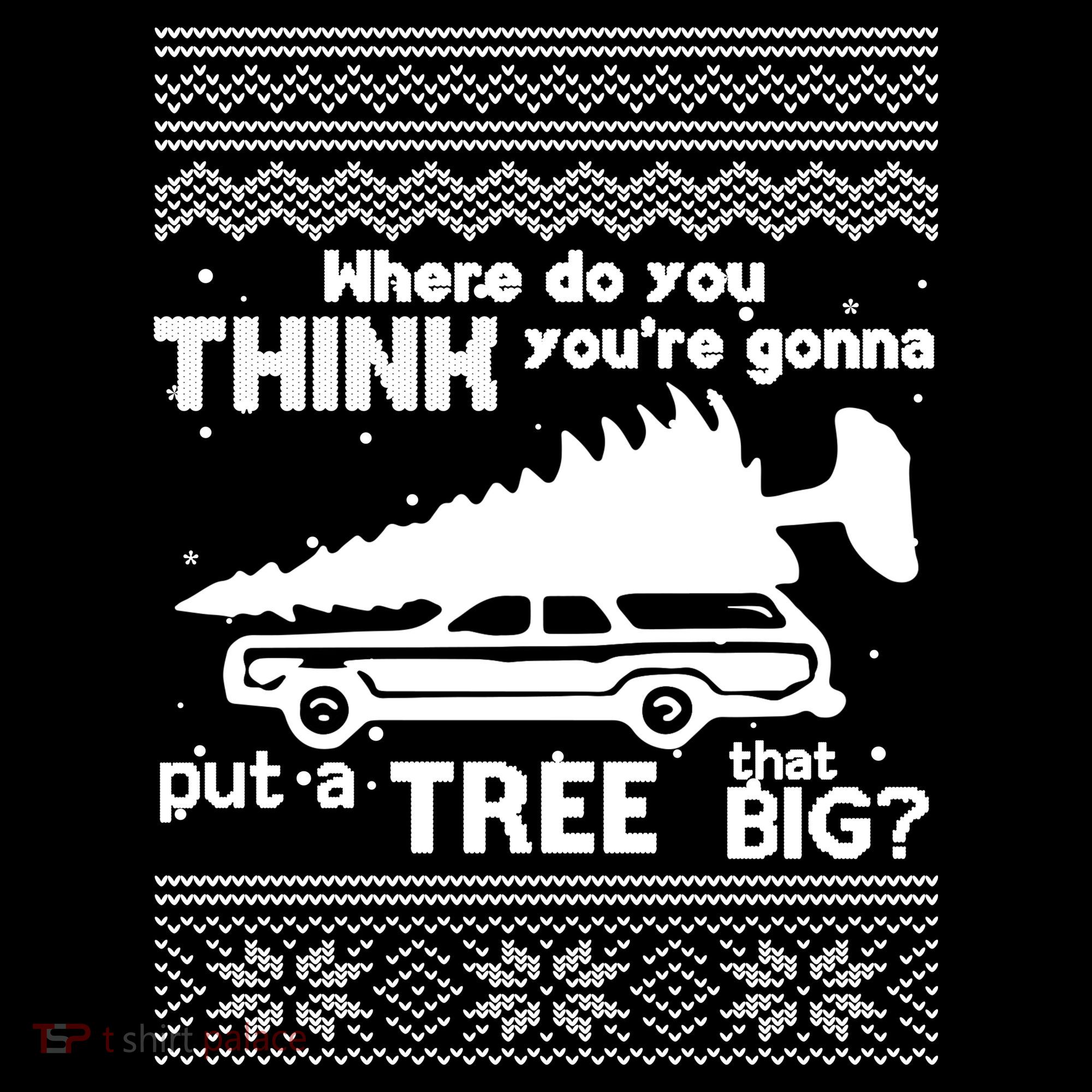 Todd Margo Couples Ugly Christmas Vacation Tree Apron