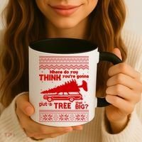 Todd Margo Couples Ugly Christmas Vacation Tree Coffee Mug thumb 3