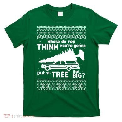 Todd Margo Couples Ugly Christmas Vacation Tree T-Shirt