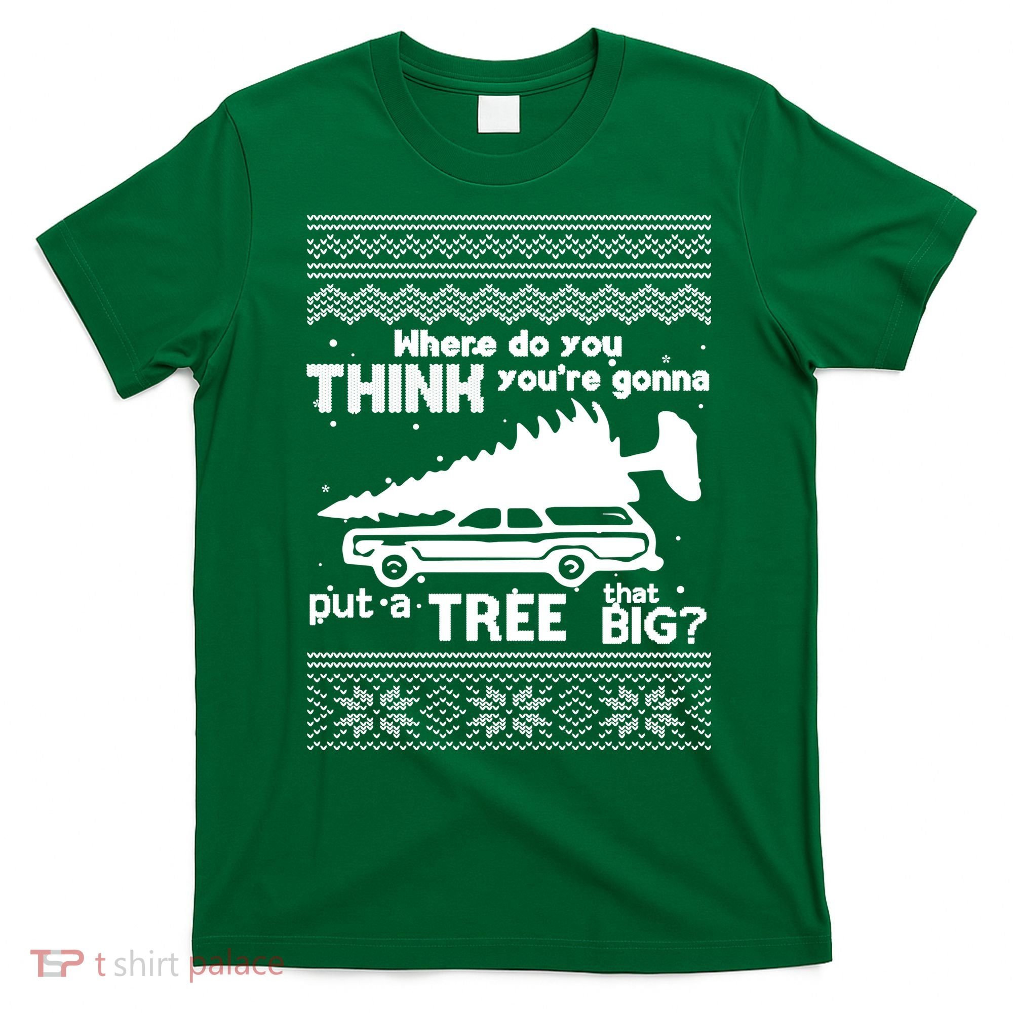 Todd Margo Couples Ugly Christmas Vacation Tree T-Shirt