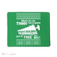 Todd Margo Couples Ugly Christmas Vacation Tree Mousepad thumb 0