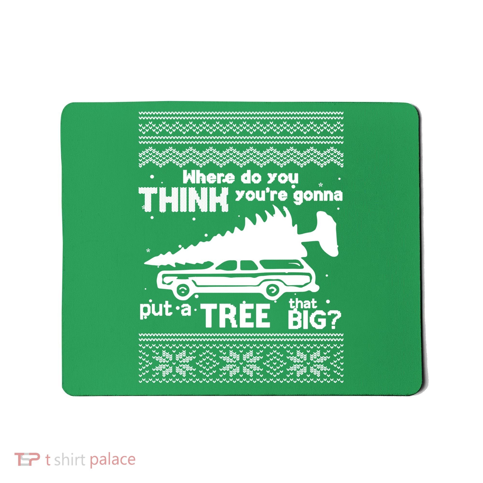 Todd Margo Couples Ugly Christmas Vacation Tree Mousepad