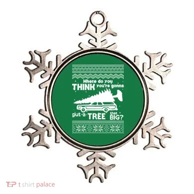 Todd Margo Couples Ugly Christmas Vacation Tree Ornament