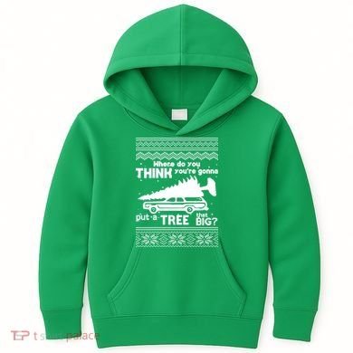 Todd Margo Couples Ugly Christmas Vacation Tree Kids Hoodie