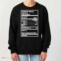Toddler Nutrients Facts Women's Sweatshirt thumb 0