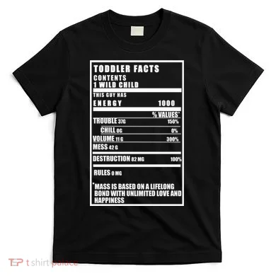 Toddler Nutrients Facts T-Shirt