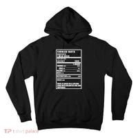 Toddler Nutrients Facts Tall Hoodie thumb 0