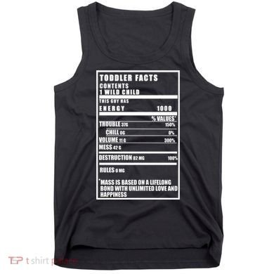 Toddler Nutrients Facts Tank Top