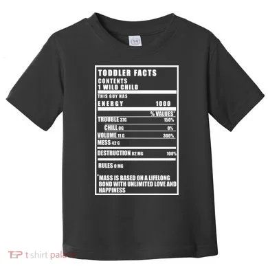 Toddler Nutrients Facts Toddler T-Shirt