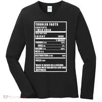 Toddler Nutrients Facts Women's Long Sleeve Shirt thumb 0