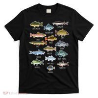 Types Of Freshwater Fish Species Fishing T-Shirt thumb 0