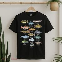 Types Of Freshwater Fish Species Fishing T-Shirt thumb 2