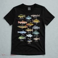 Types Of Freshwater Fish Species Fishing T-Shirt thumb 5
