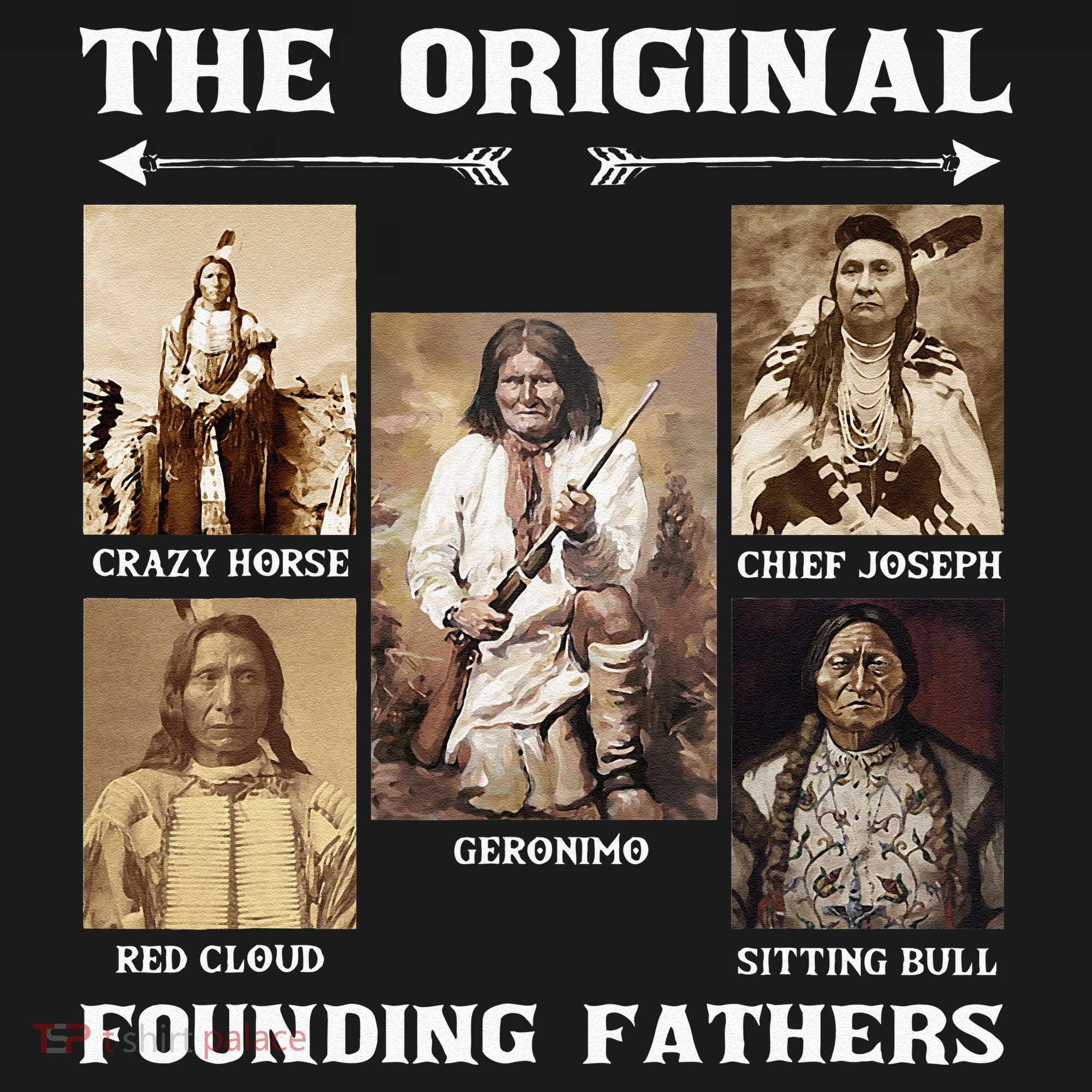 The Original Founding Fathers Native American Doggie Tank