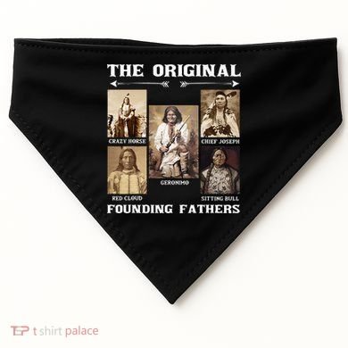 The Original Founding Fathers Native American USA-Made Doggie Bandana