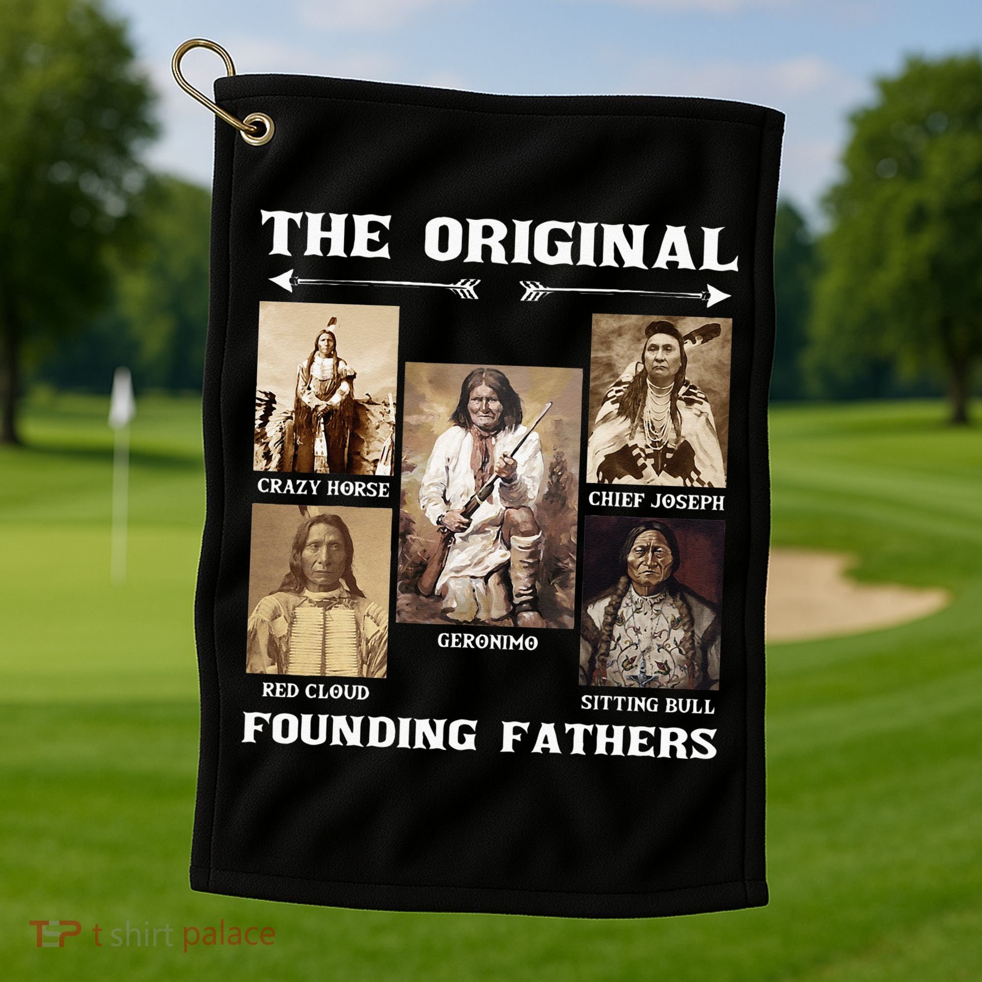 The Original Founding Fathers Native American Golf Towel
