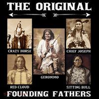 The Original Founding Fathers Native American USA-Made Doggie Bandana thumb 2