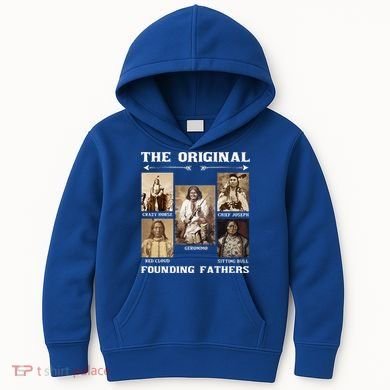 The Original Founding Fathers Native American Kids Hoodie